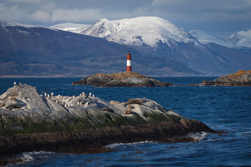 Lighthouse in the Beagle Channel