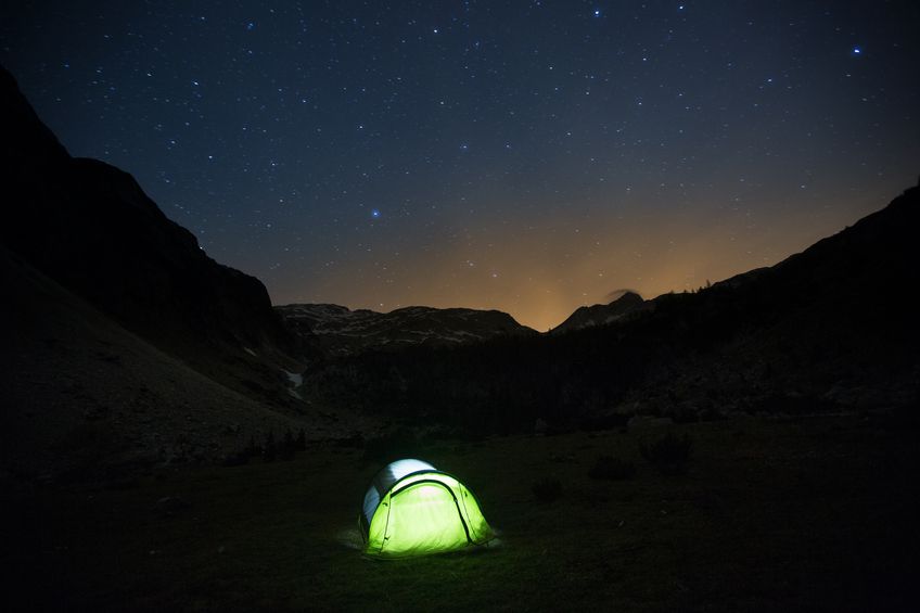 Wild camping