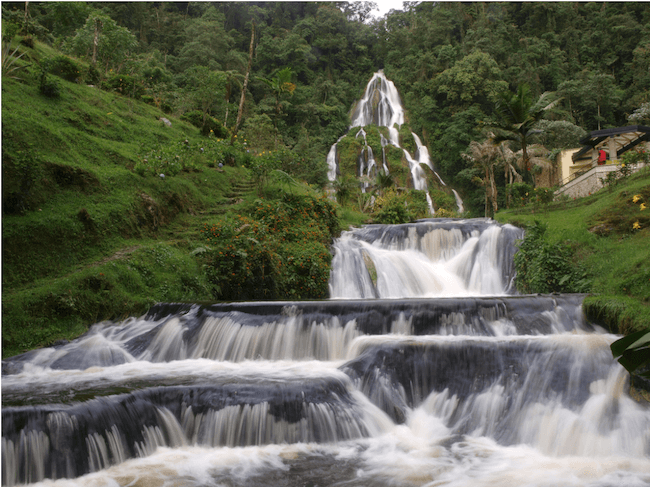 waterfall rappelling